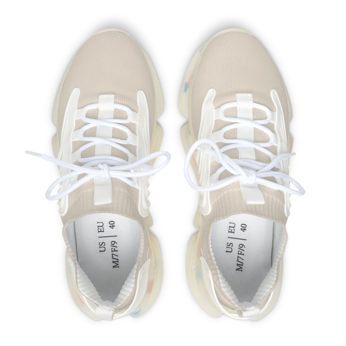 Beige Women's Mesh Sneakers