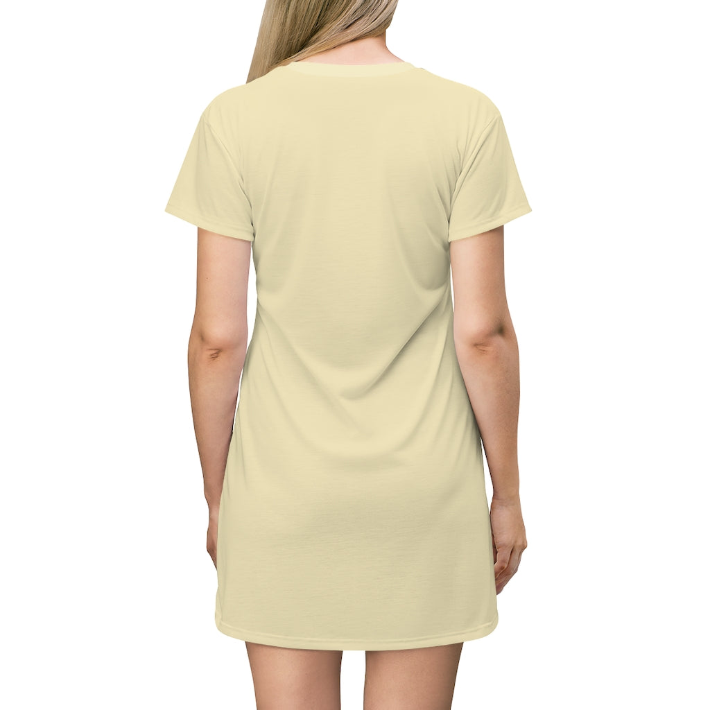 Lemon Meringue T-shirt Dress