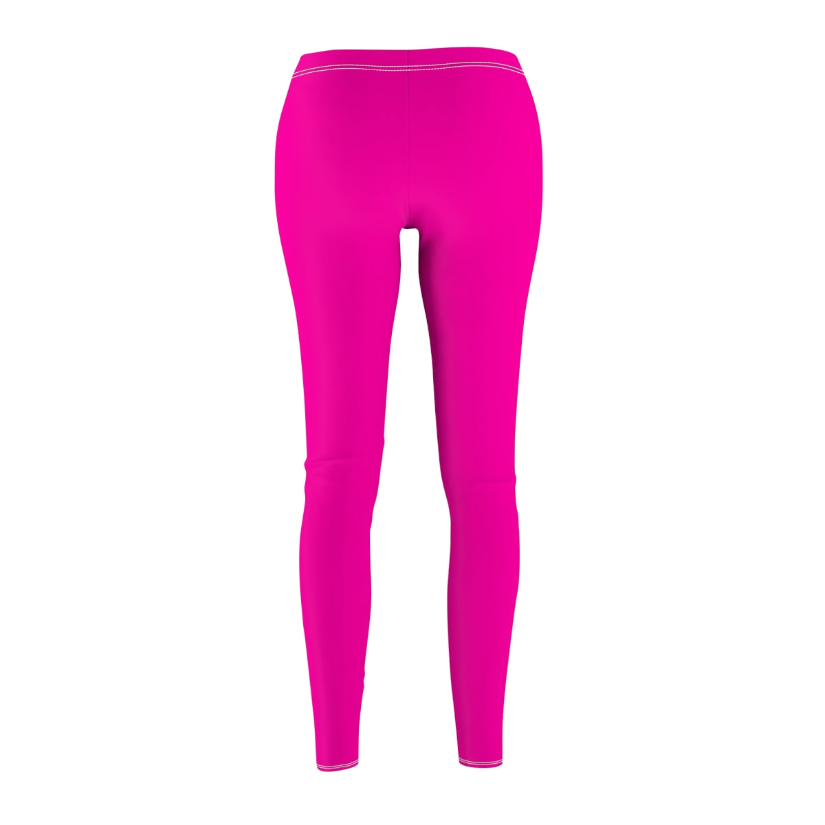 Bright Pink Casual Leggings