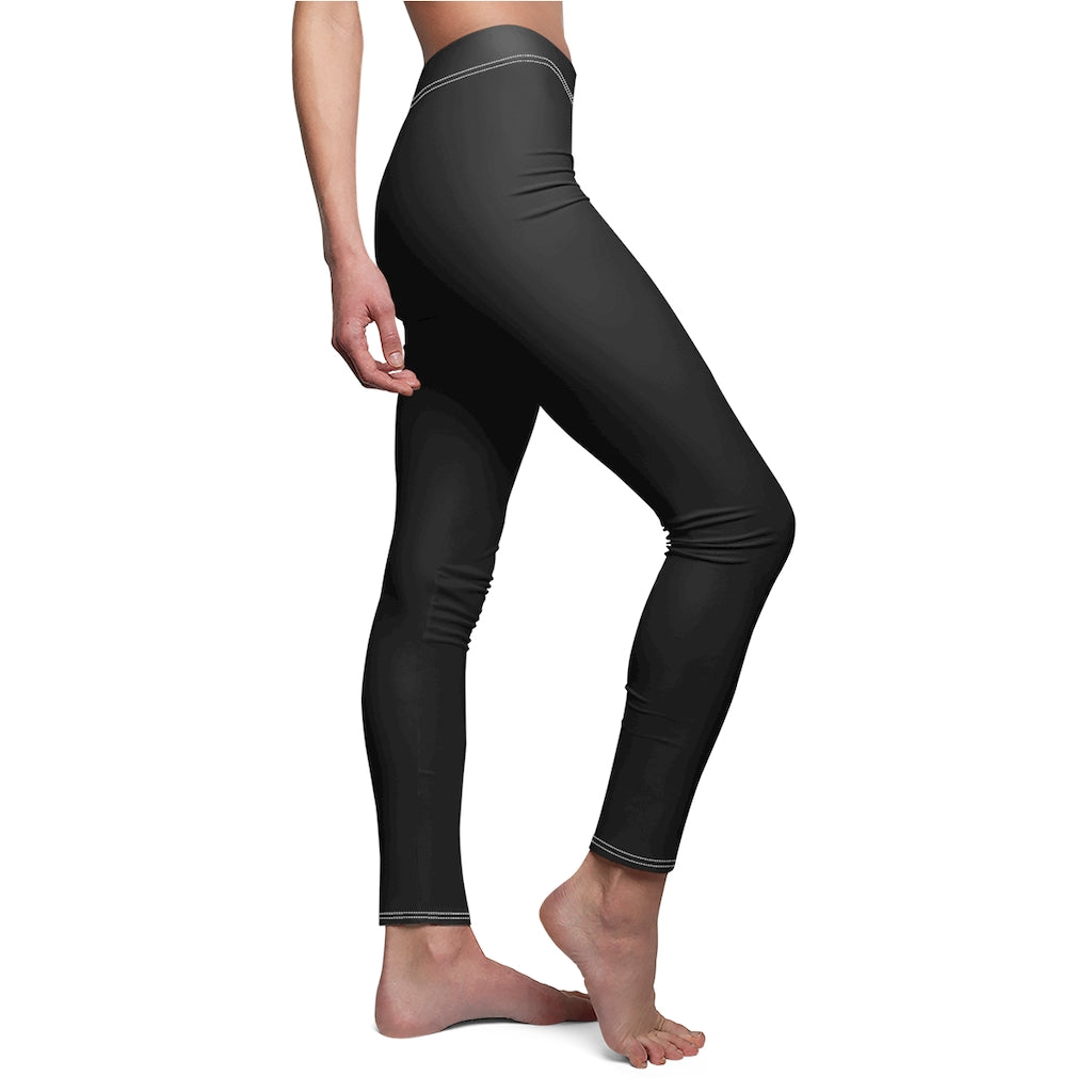 Black Casual Leggings