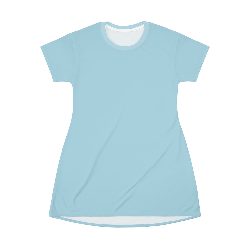 Light Blue T-shirt Dress