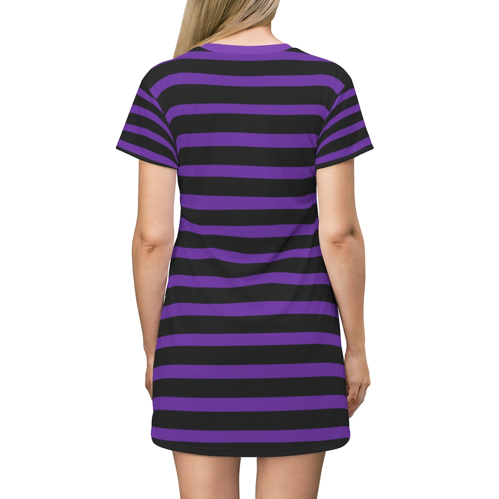 Grape BLH Stripes T-shirt Dress