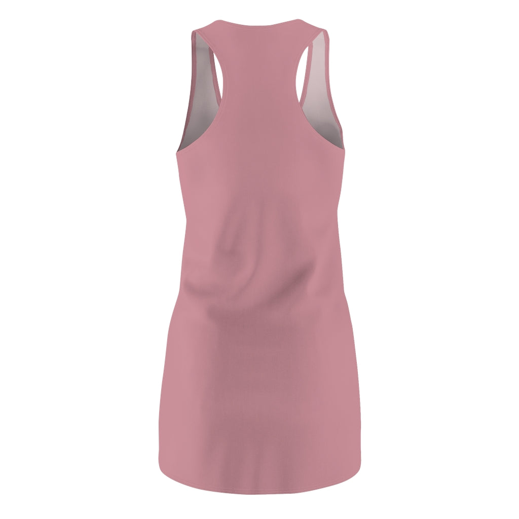 Solid Light Pink Racerback Dress