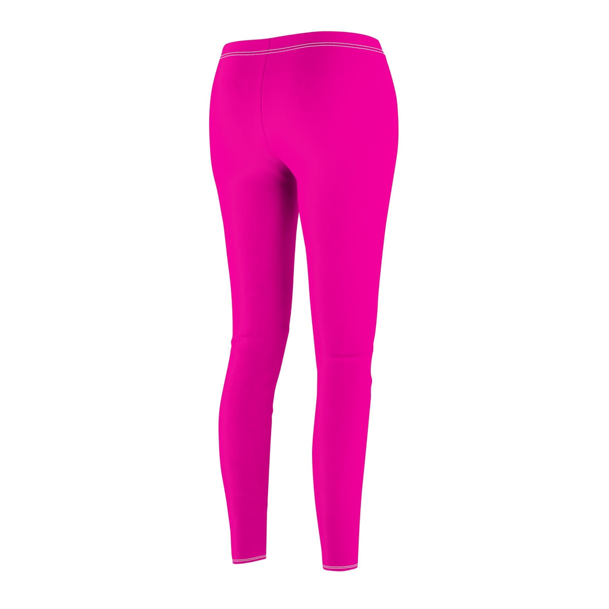 Bright Pink Casual Leggings