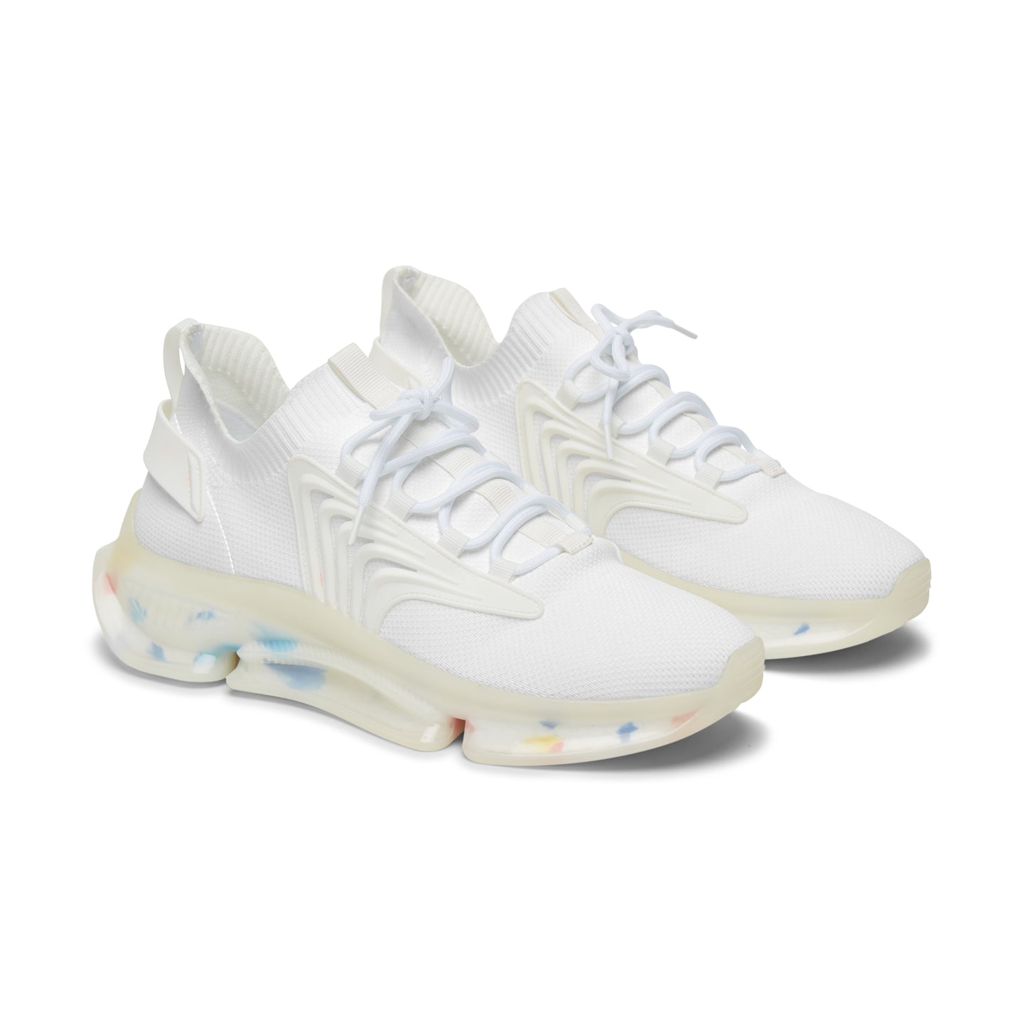 White Women's Mesh Sneakers