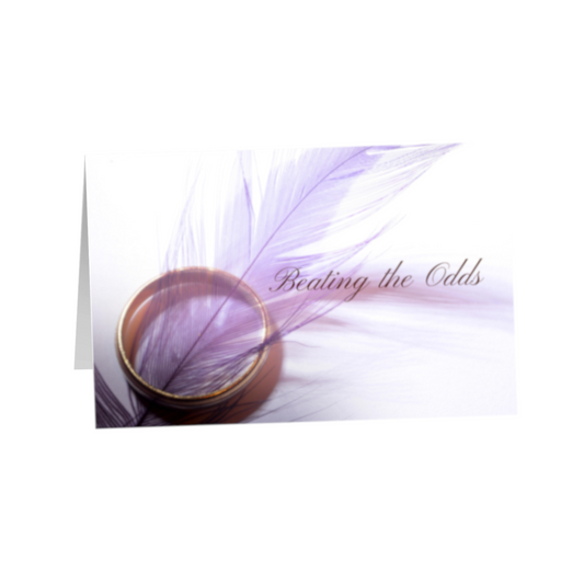 Beating the Odds 8.5x5.5 Greeting Card