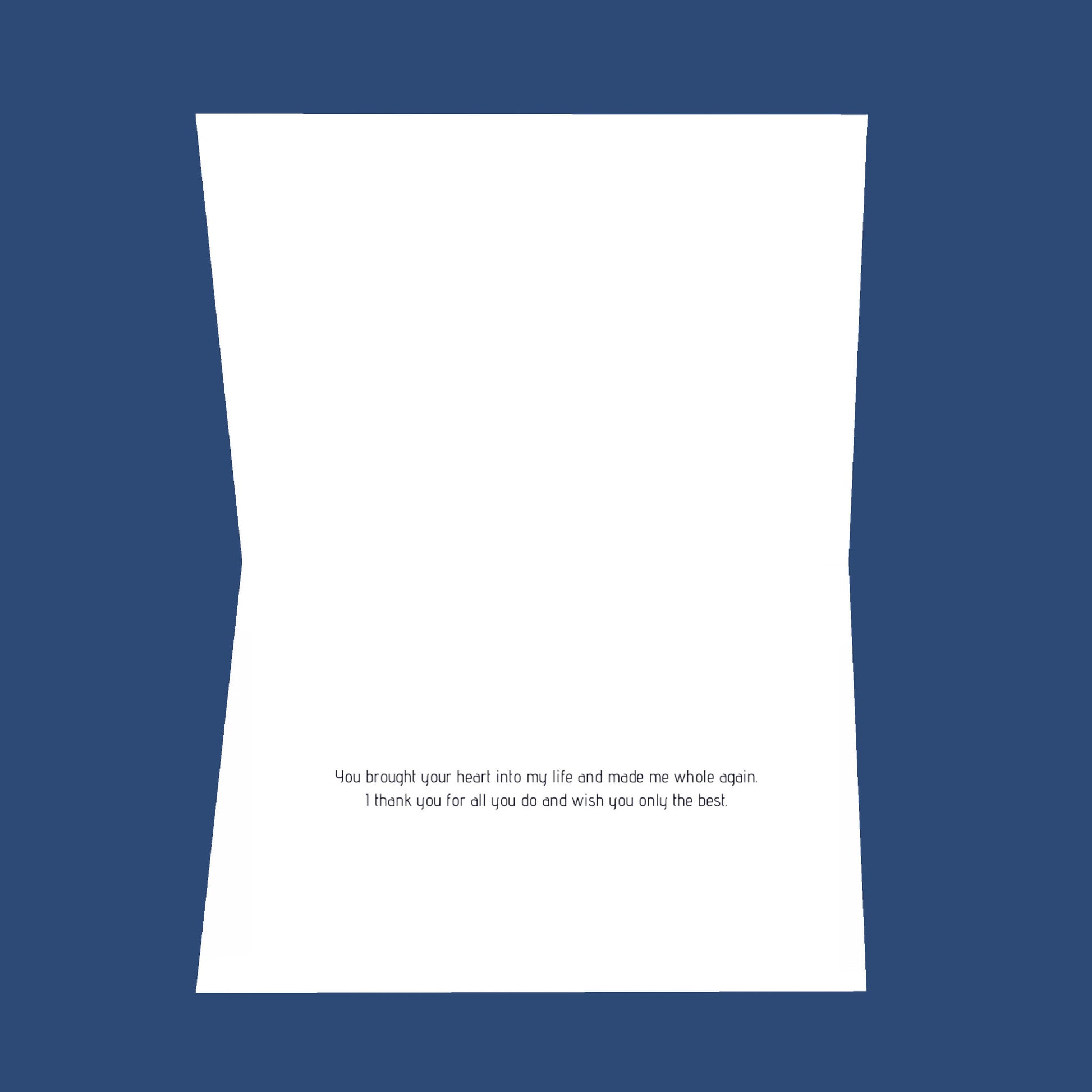 Bits and pieces 8.5x5.5 Open Greeting Card
