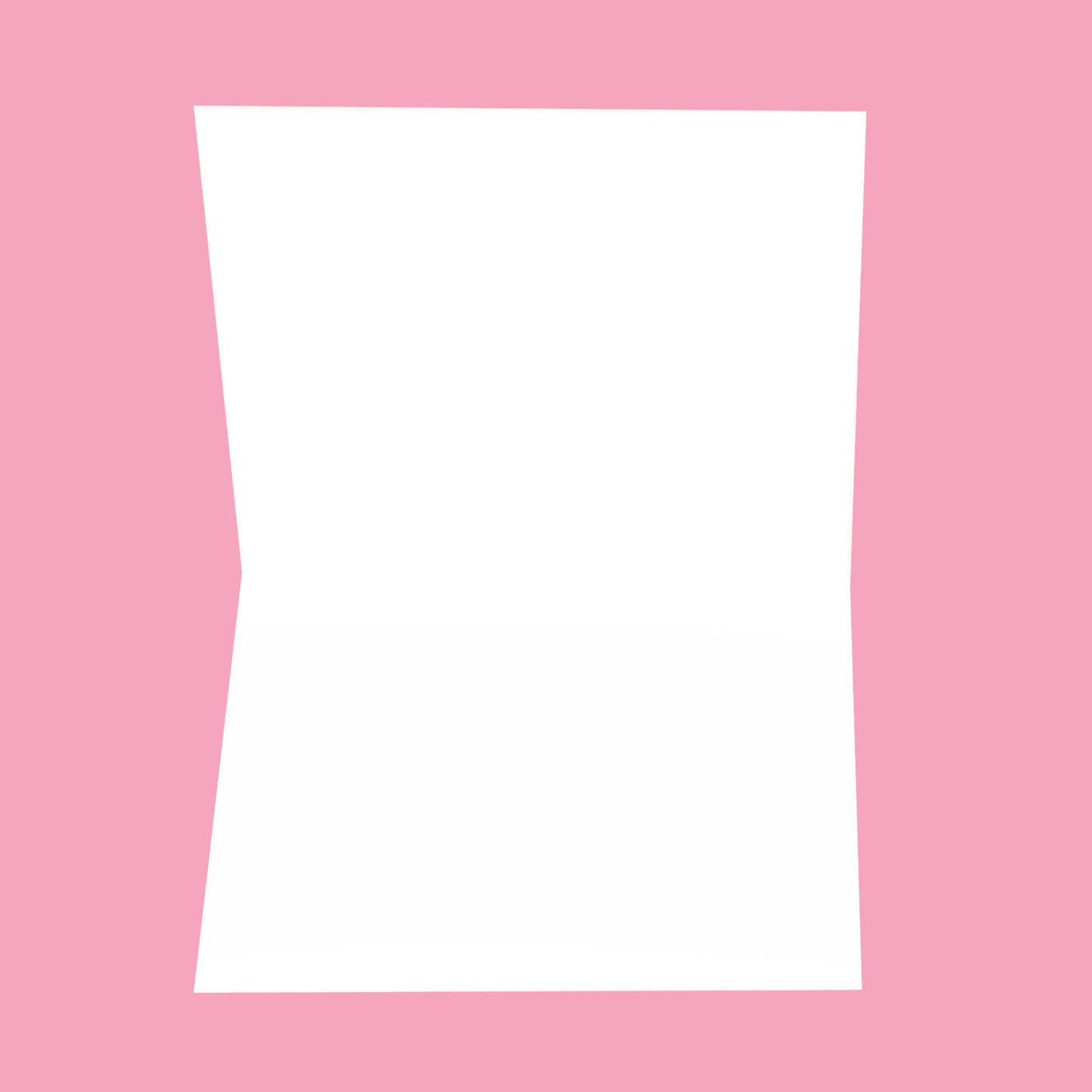 Sealed With a Kiss 8.5x5.5 Blank Greeting Card