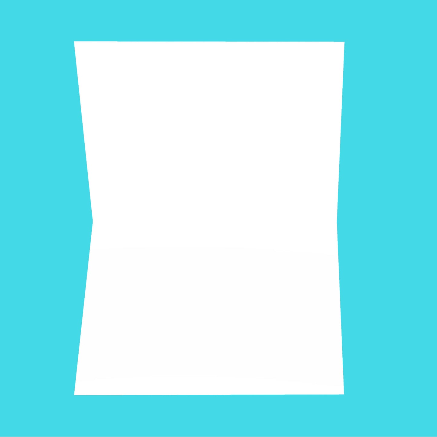 This is for you... 8.5x5.5 Blank Greeting Card