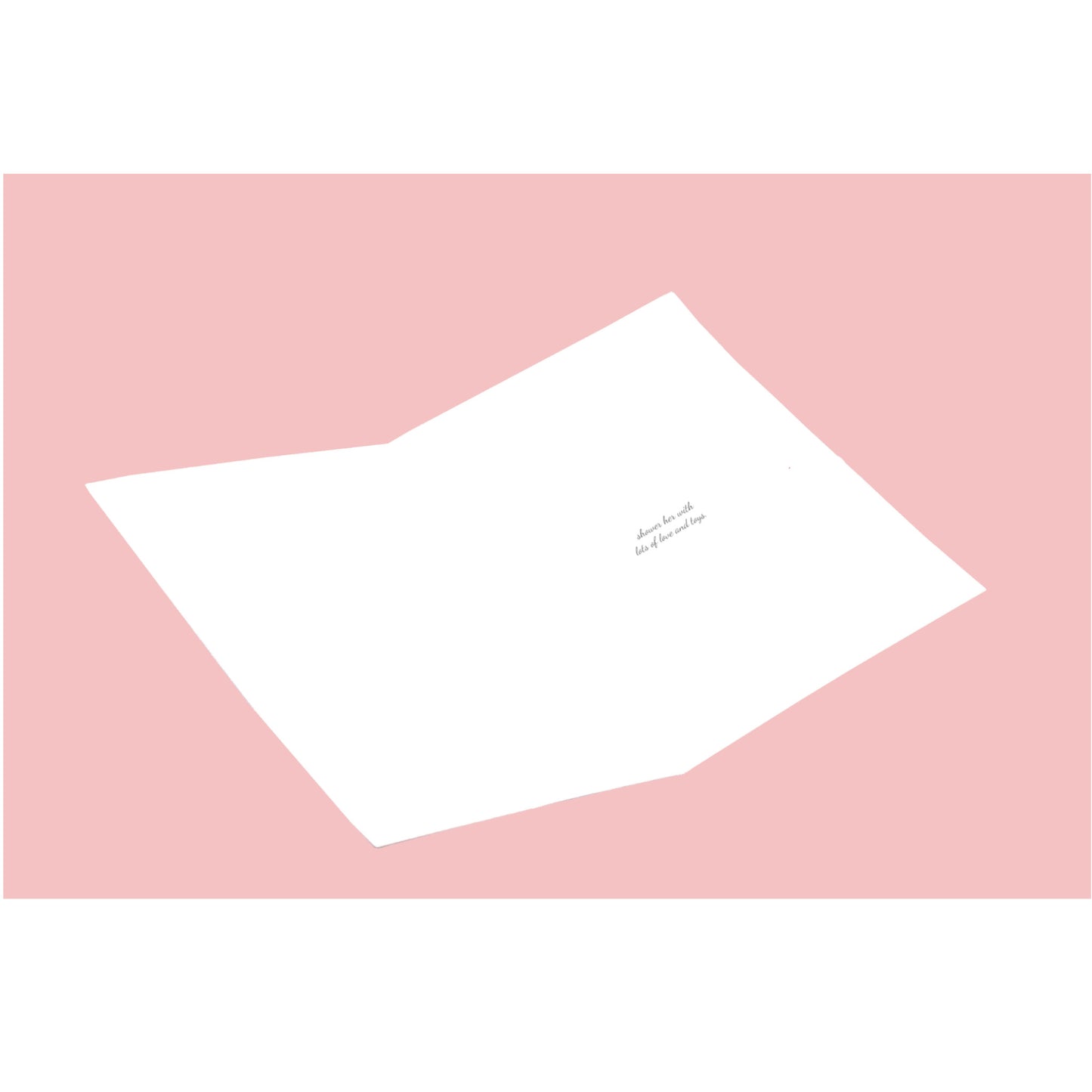 Congratulations on new 5.5x8.5 Open Greeting Card - Pink