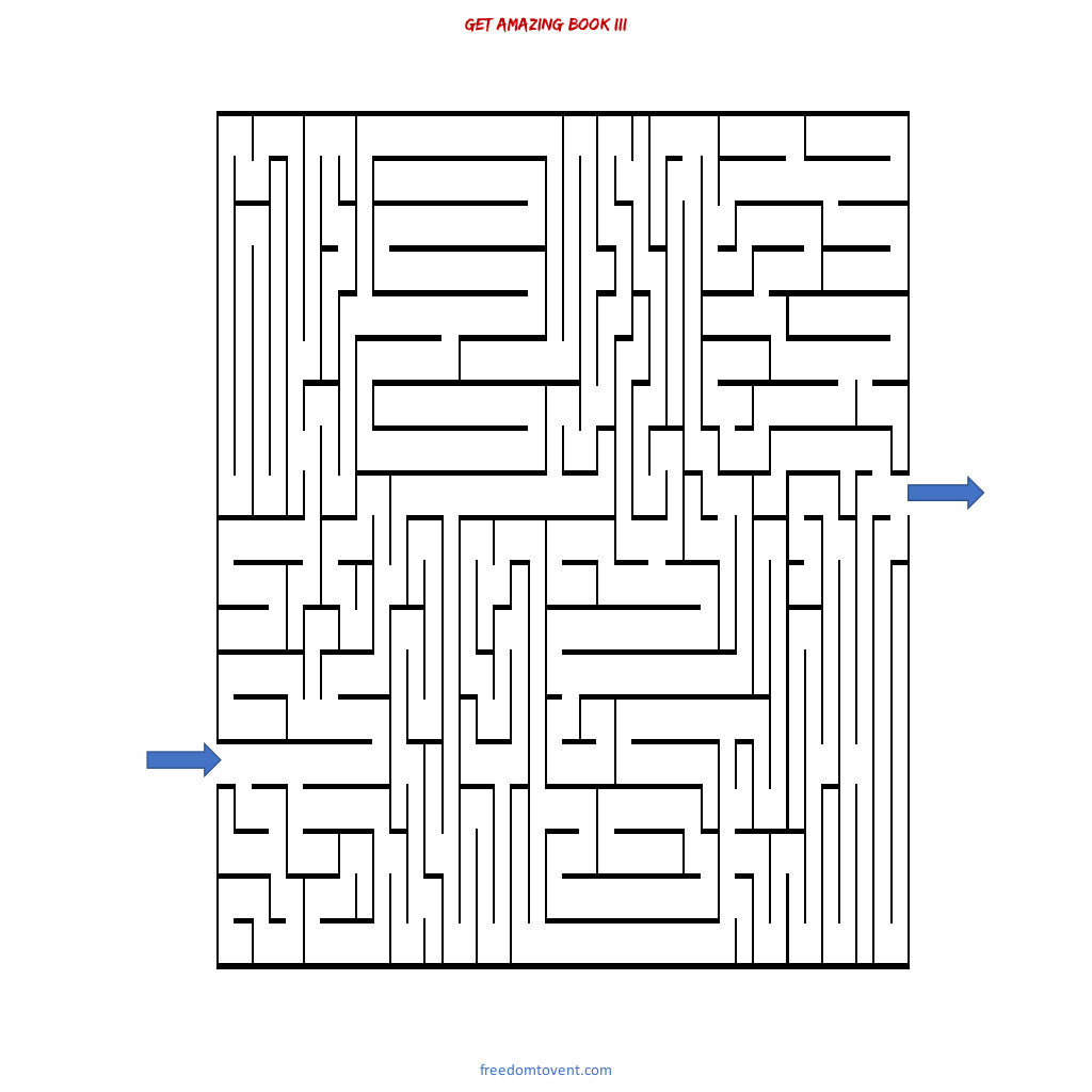 Get Amazing Book III Maze