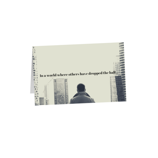 In a world where 8.5x5.5 Greeting Card