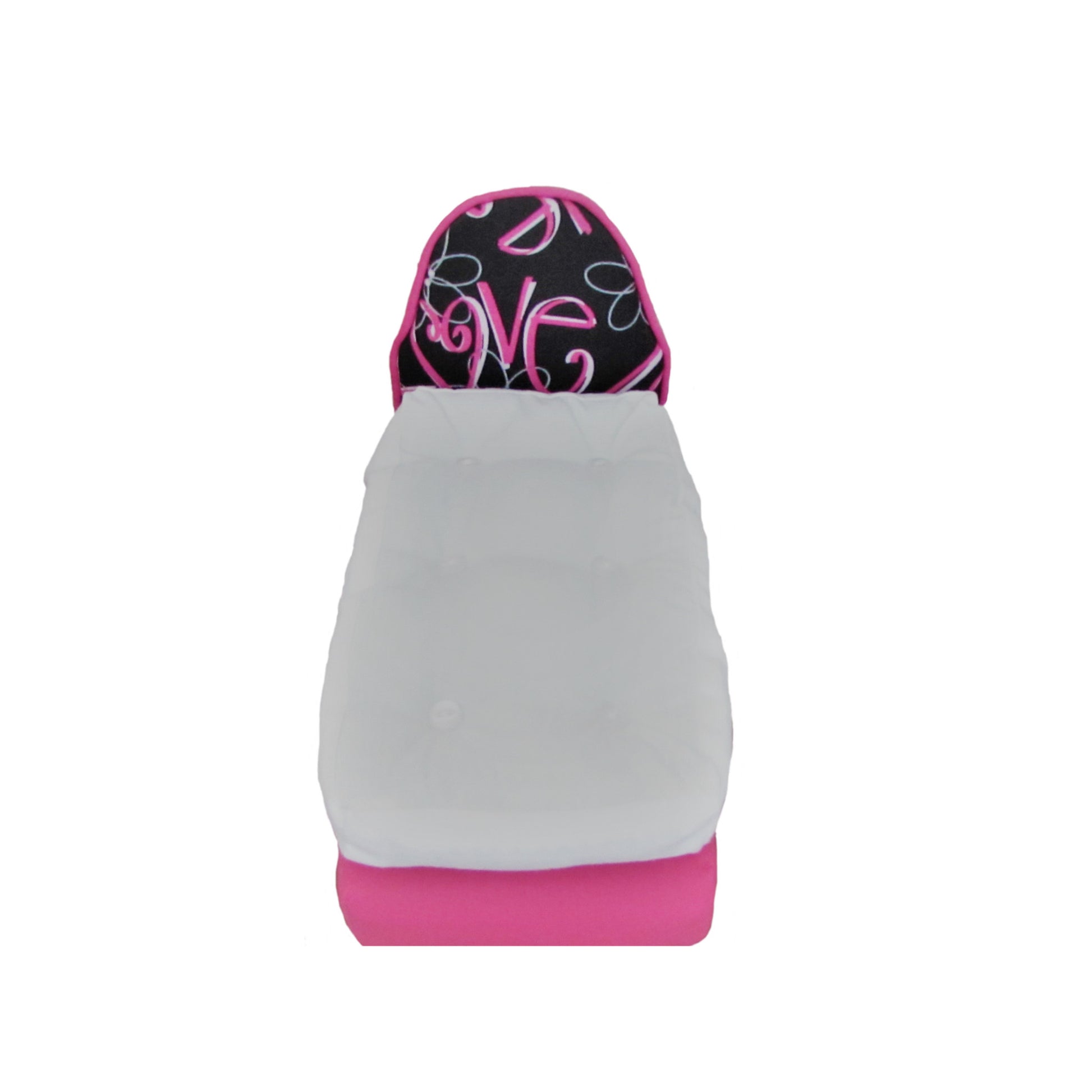 Love Headboard Doll Bed and Mattress for 6.5-inch dolls