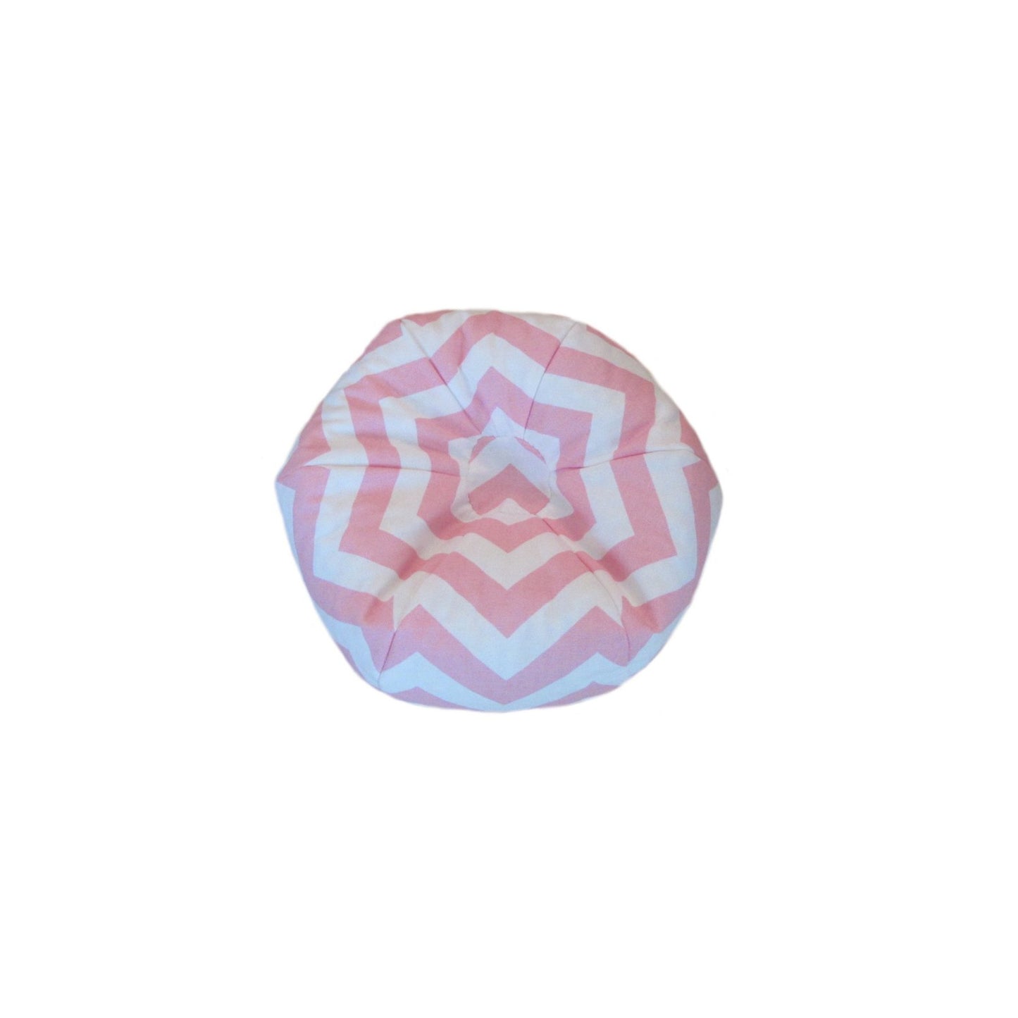 Pink Chevron Doll Bean Bag Chair without doll