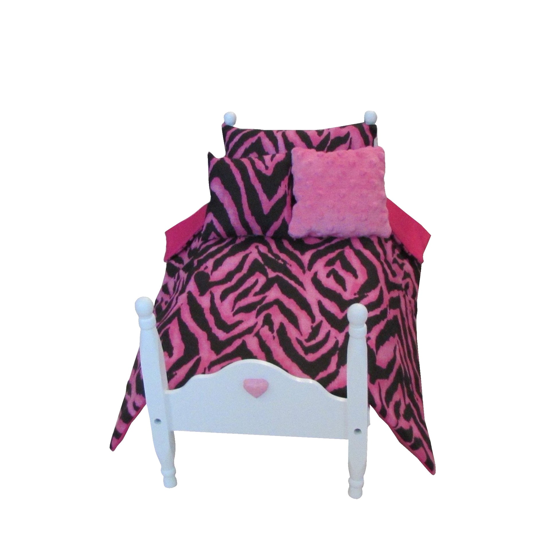 Pink Tiger Doll Comforter Set for 18-inch dolls Second view