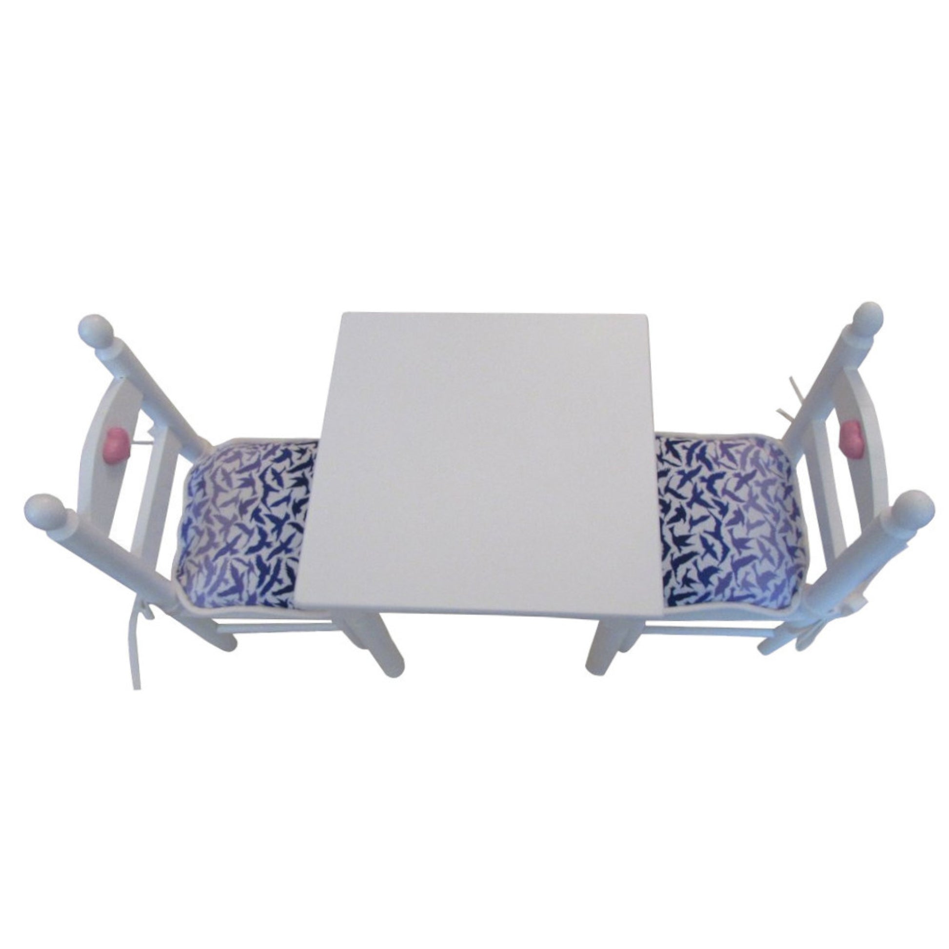 Purple Birds Print Doll Chair Cushions for 18-inch Dolls Second view