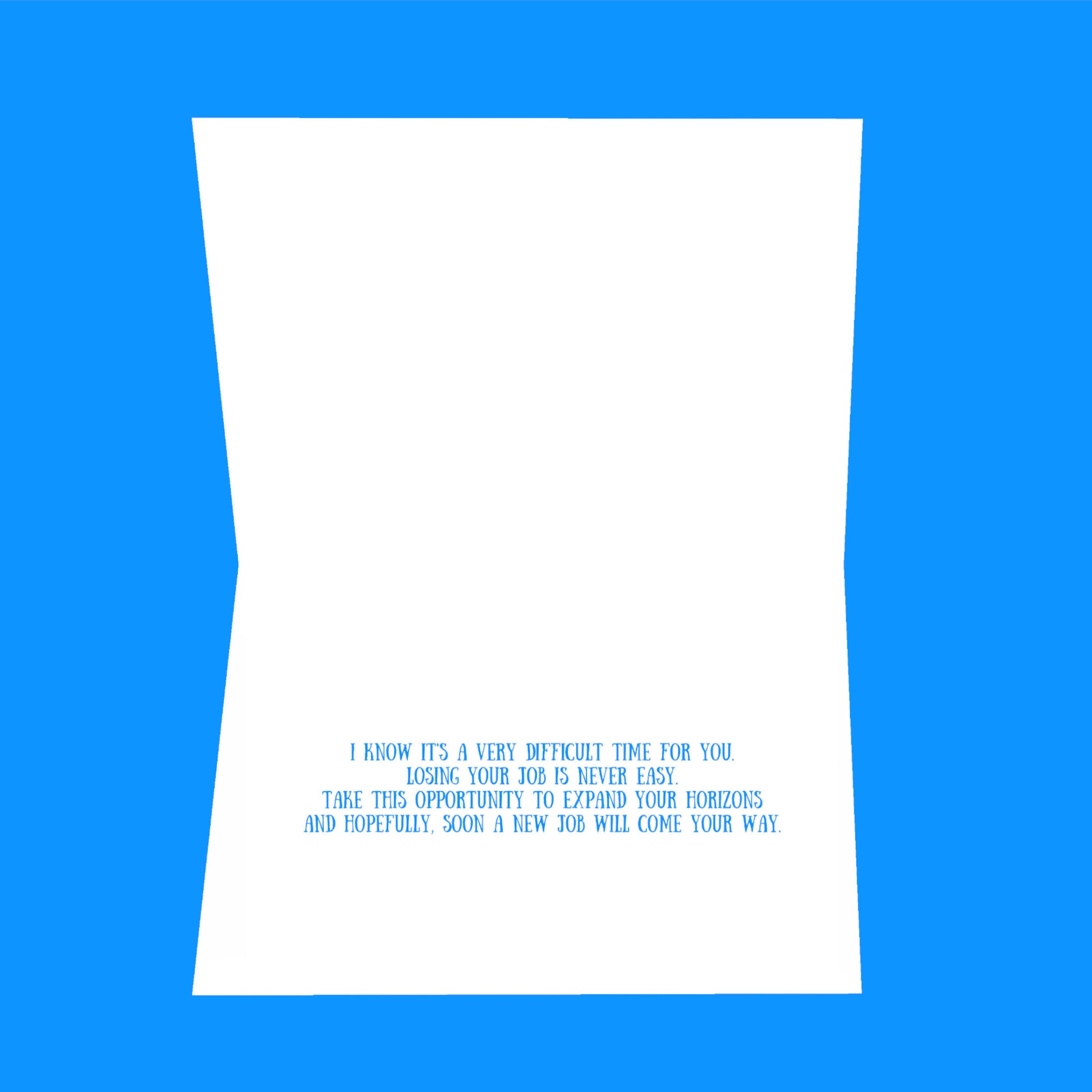 Seize the Opportunity 8.5x5.5 Open Greeting Card