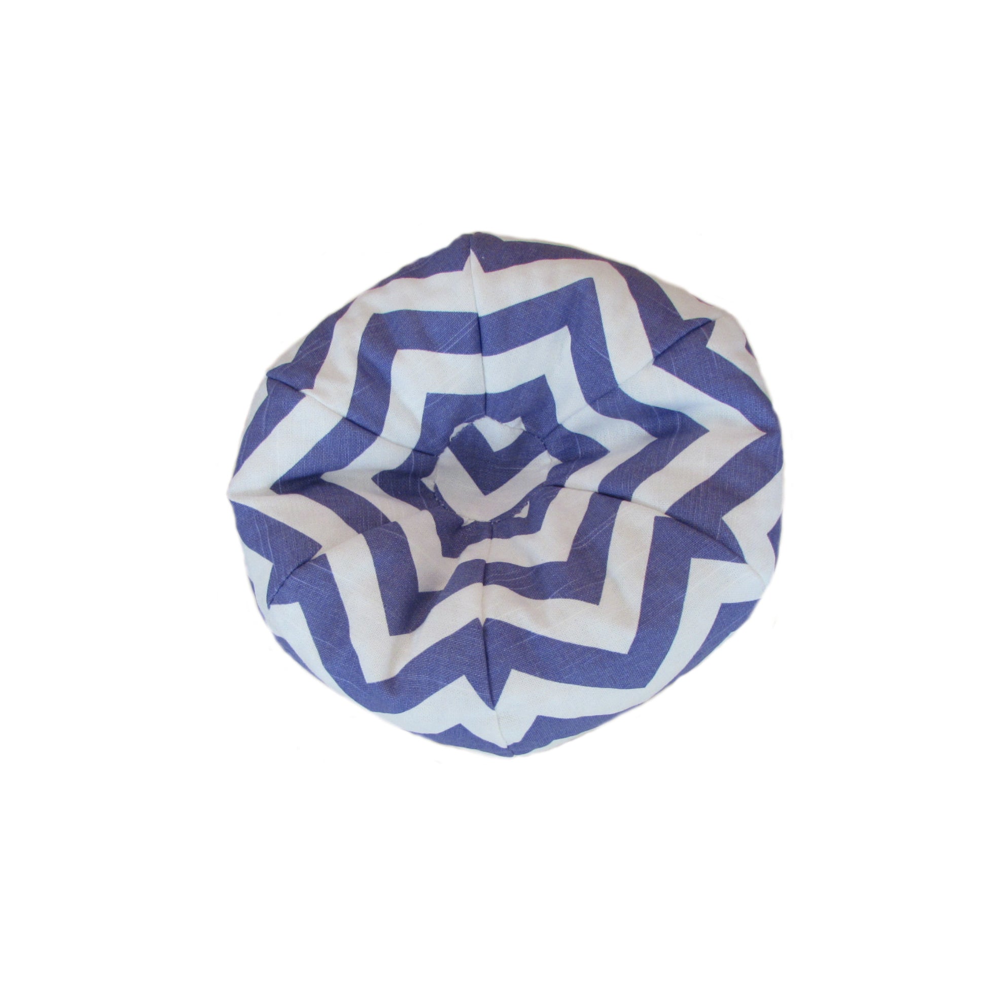 Thistle Chevron Doll Bean Bag Chair for 18-inch dolls without doll