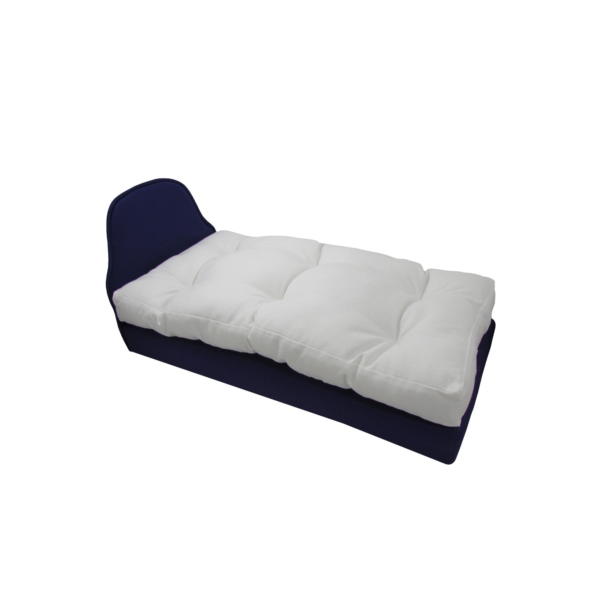 Upholstered Purple Doll Bed bor 14 1/2-inch dolls