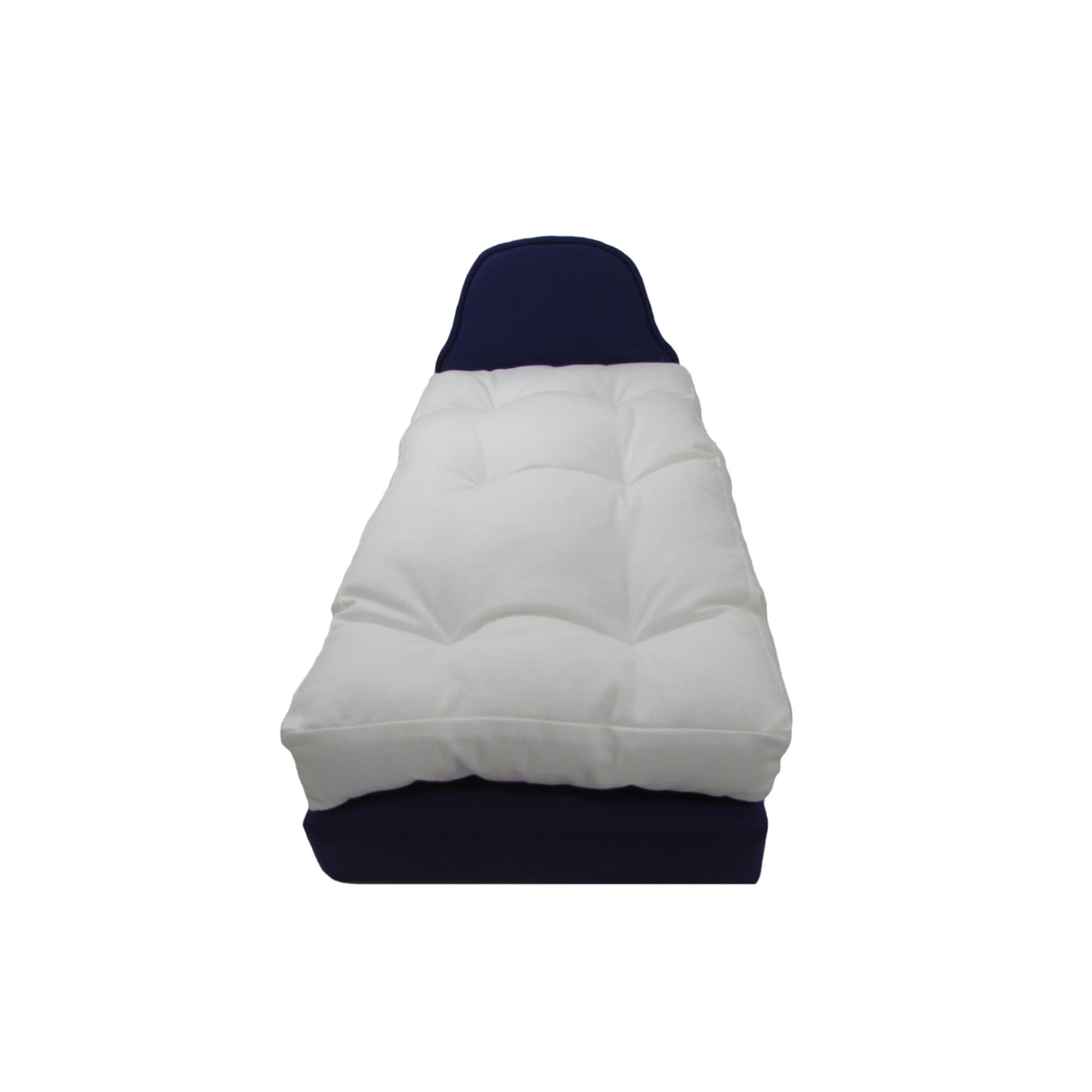 Upholstered Purple Doll Bed for 14 1/2-inch dolls Second view