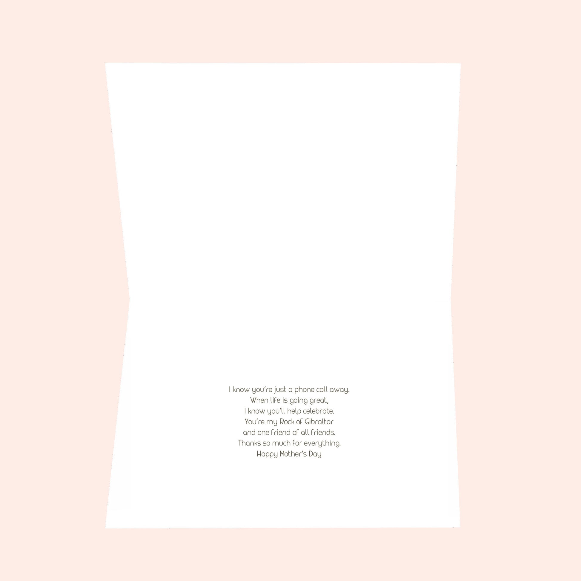 When the pain becomes 8.5x5.5 Open Landscape Greeting Card