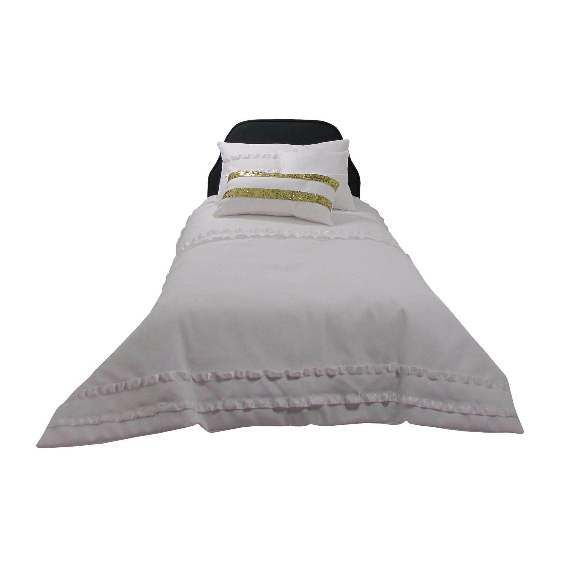 White Doll Comforter for 18-inch dolls Second view