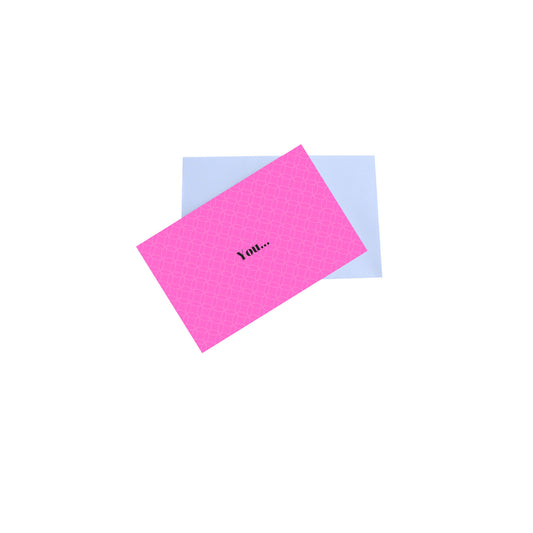 You... 8.5x5.5 Greeting Card and Envelope