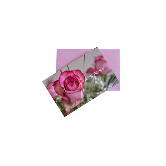 You're My Valentine 8.5x5.5 Greeting Card and Envelope