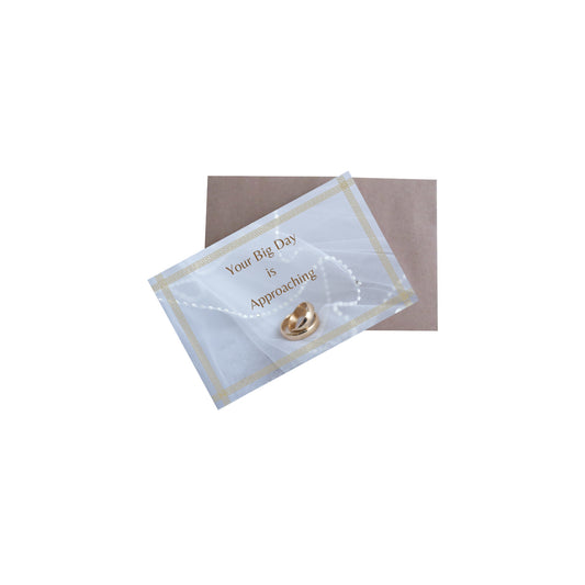 Your Big Day is Approaching 8.5x5.5 Greeting Card and Envelope