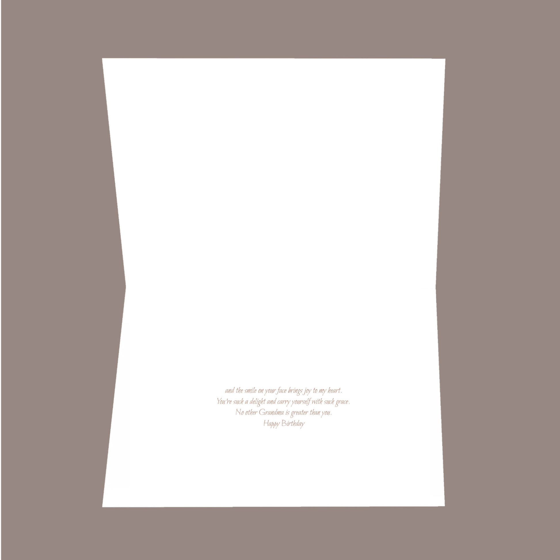 Your home-baked cookies 8.5x5.5 Open Landscape Greeting Card with Brown Background