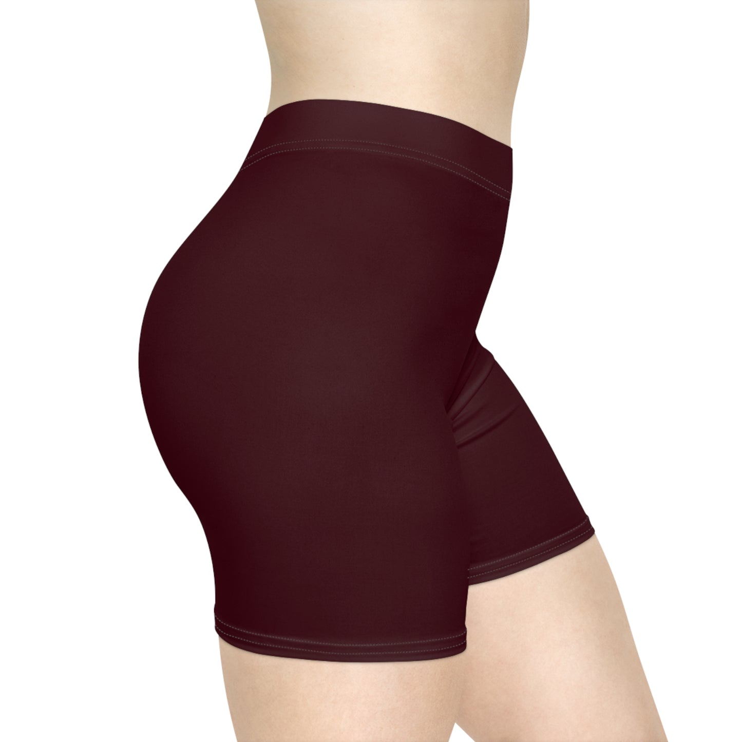 Chocolate Brown Women's Biker Shorts
