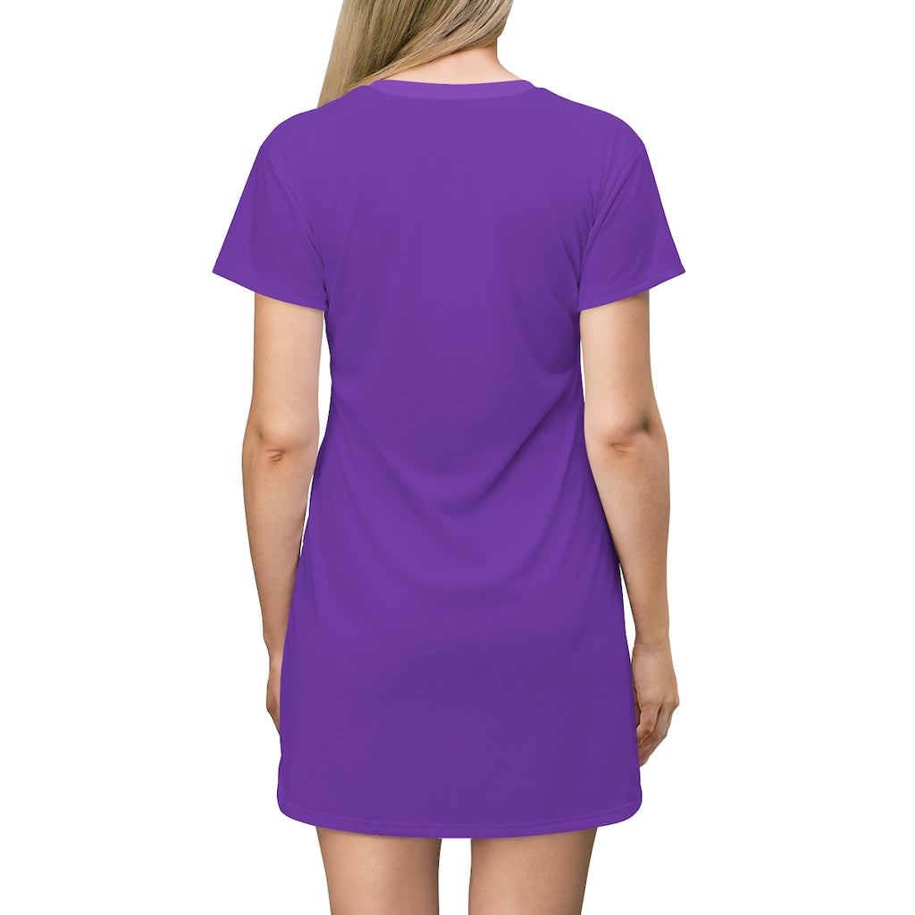 Grape T-shirt Dress