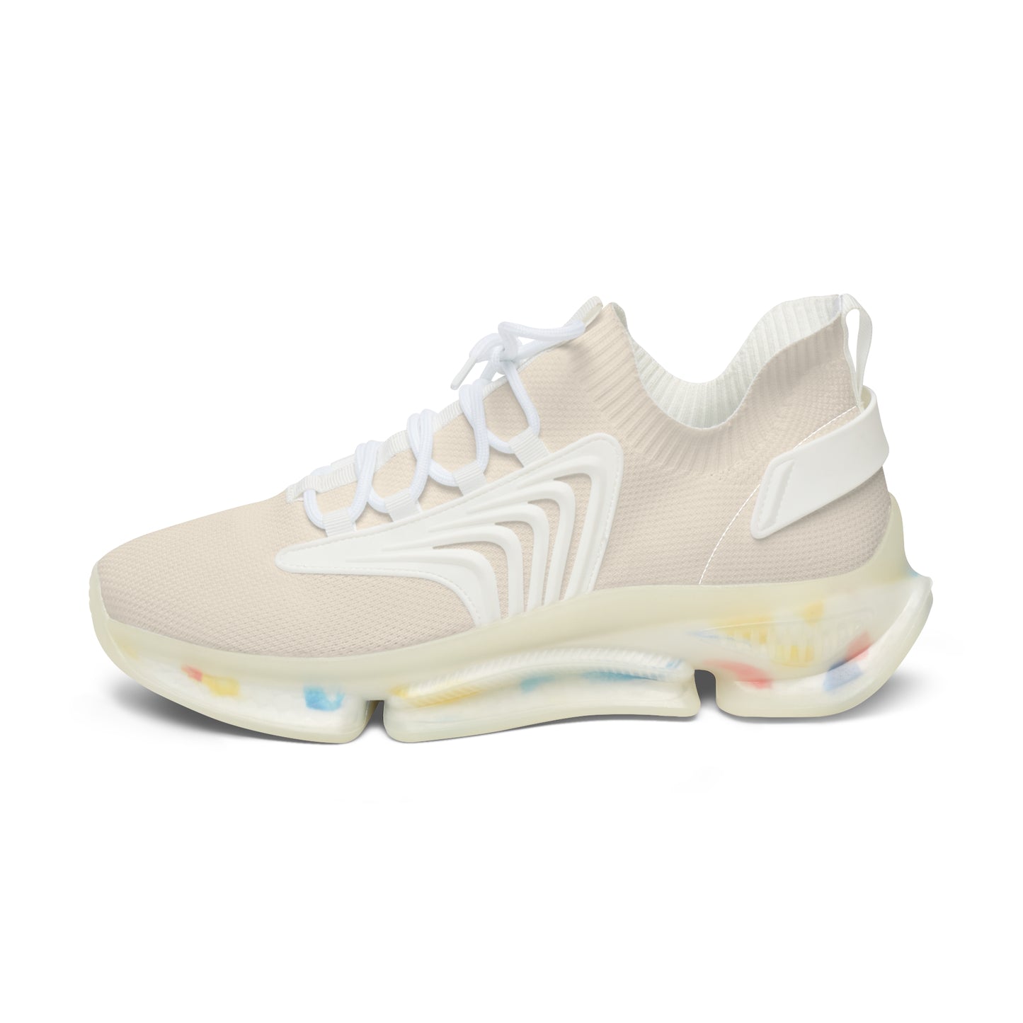 Beige Women's Mesh Sneakers