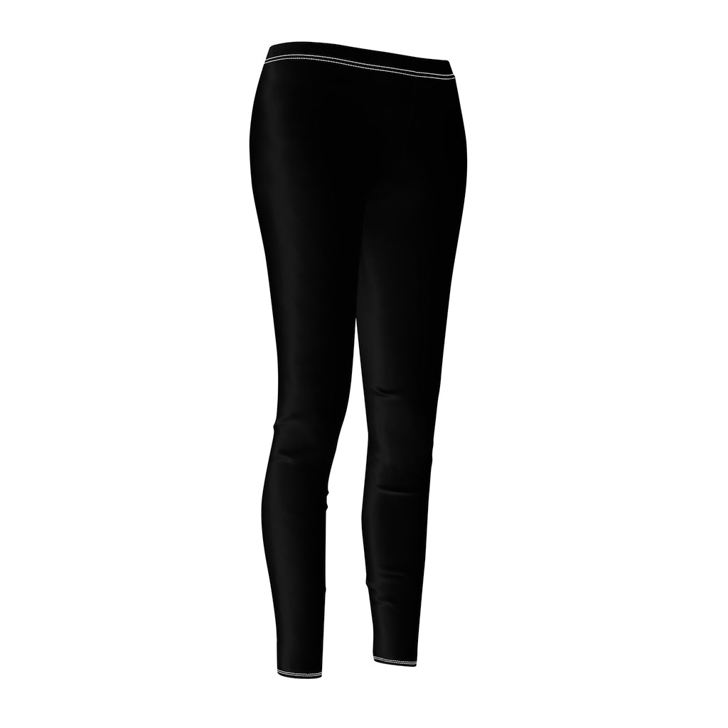 Black Casual Leggings