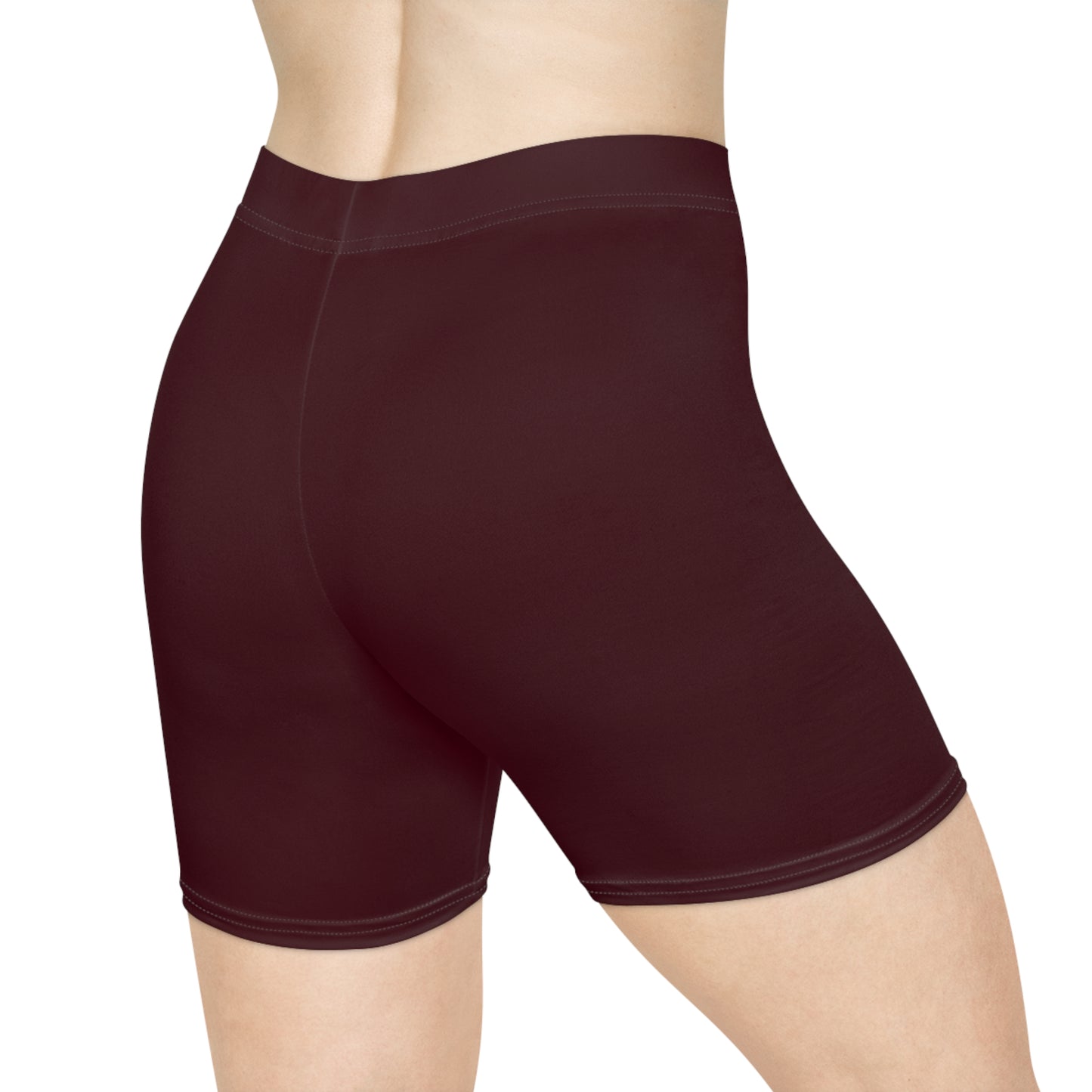 Chocolate Brown Women's Biker Shorts