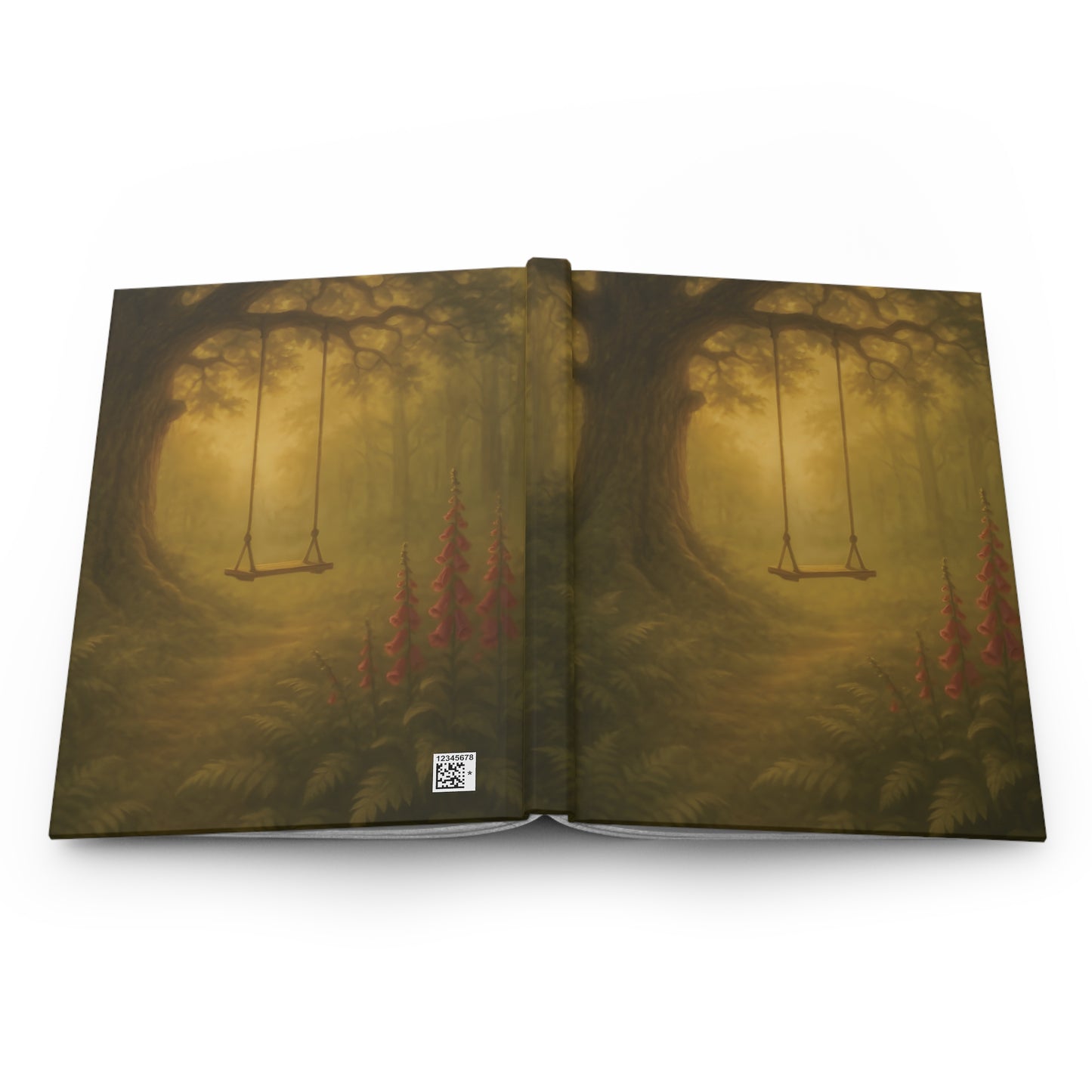 Whispering Woods Journal – Forest Swing Hardcover Notebook