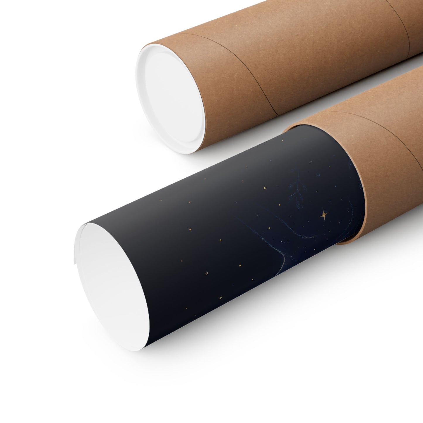 Gemini Zodiac Constellation Matte Poster – Celestial Astrology Wall Art Print (Multiple Sizes)