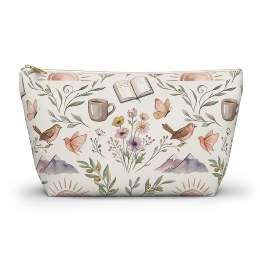 Floral Cottagecore Accessory Pouch