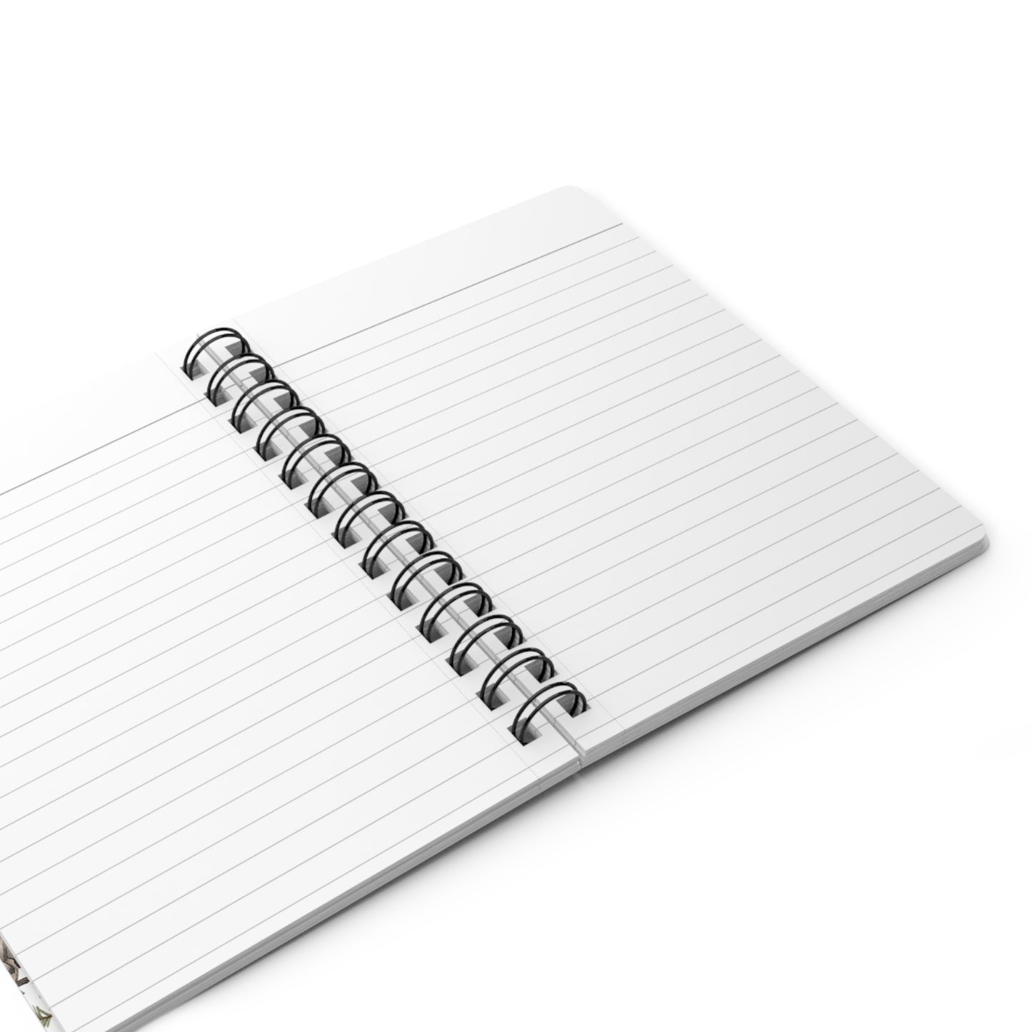 Camping Cozy Spiral Journal — Woodland Tent Adventure Notebook