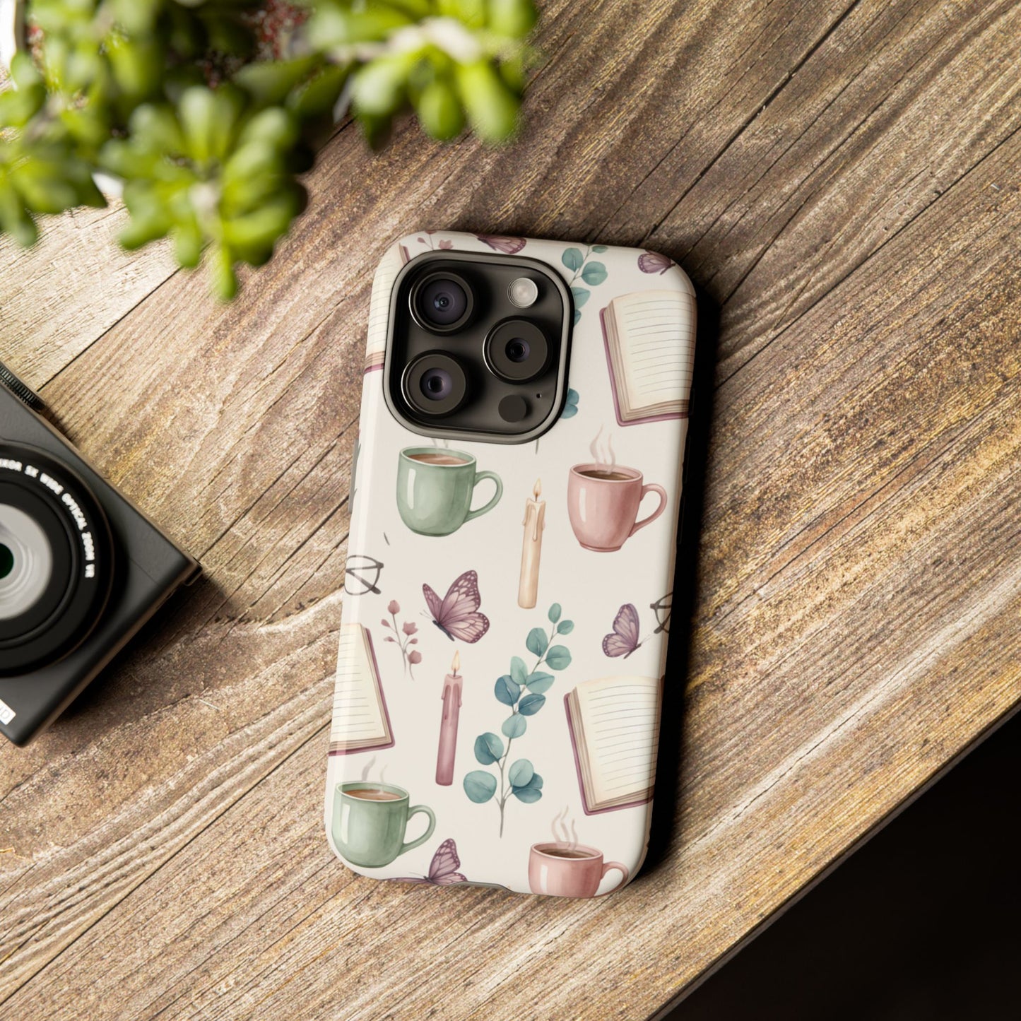 Cozy Coffee & Books Phone Case