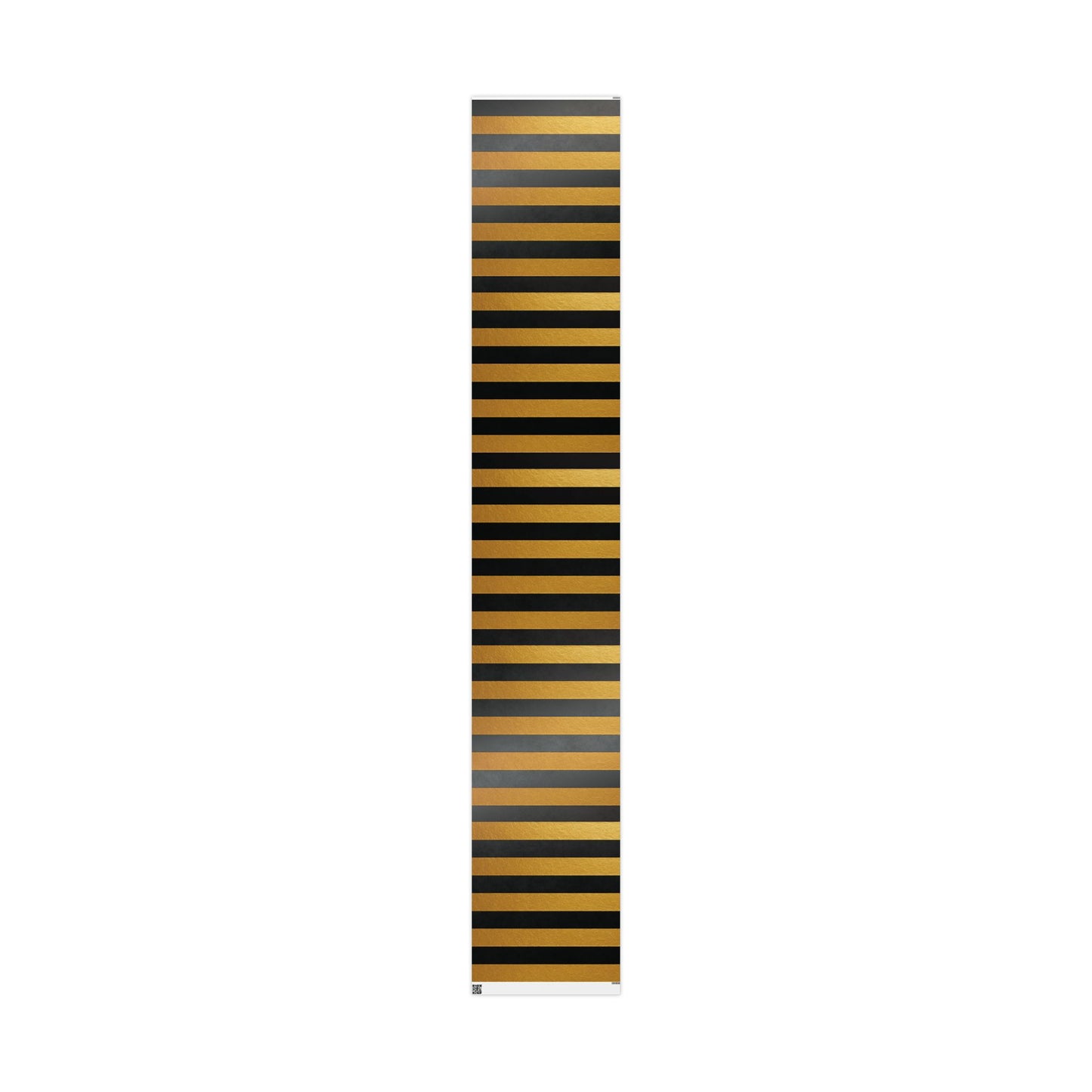Chic Black & Gold Striped Wrapping Paper – Bold Luxury Gift Wrap