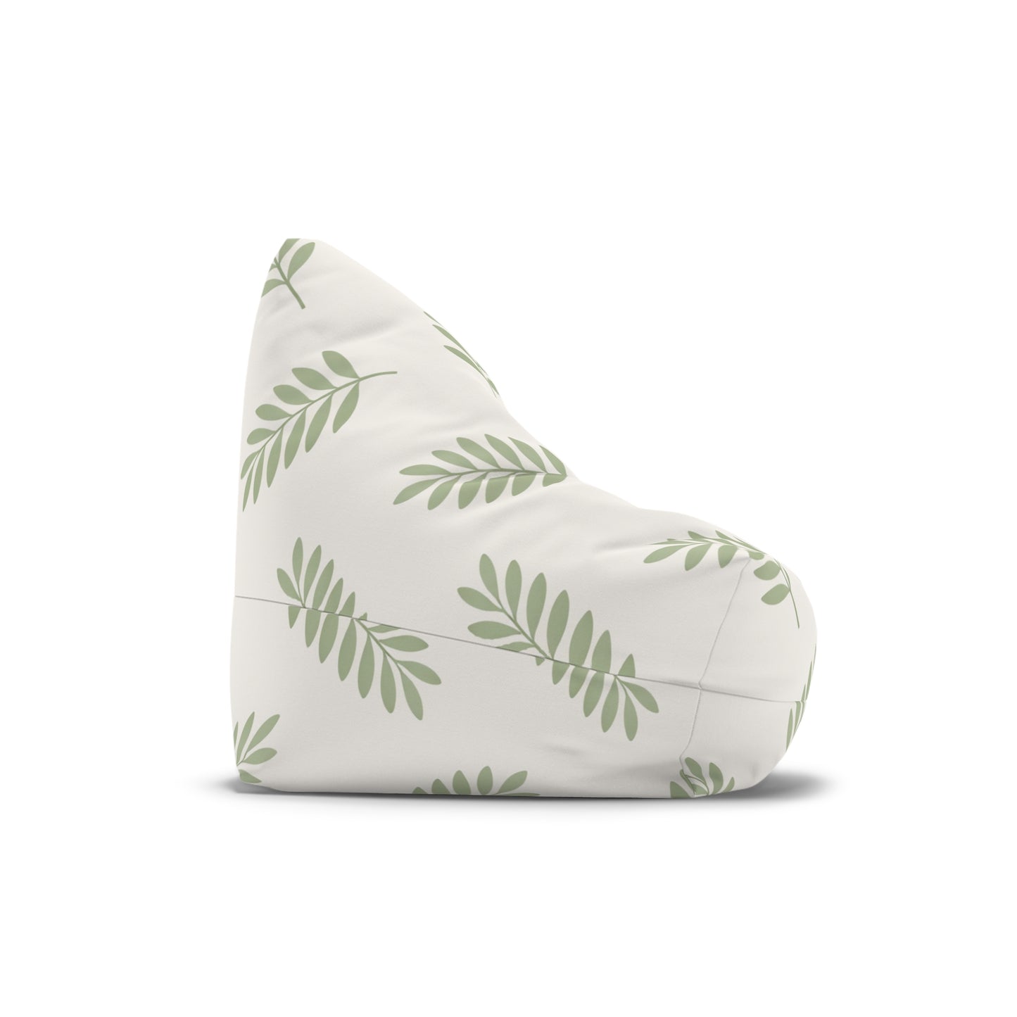 Leaf Pattern Bean Bag Cover — Green Botanical Nursery Decor