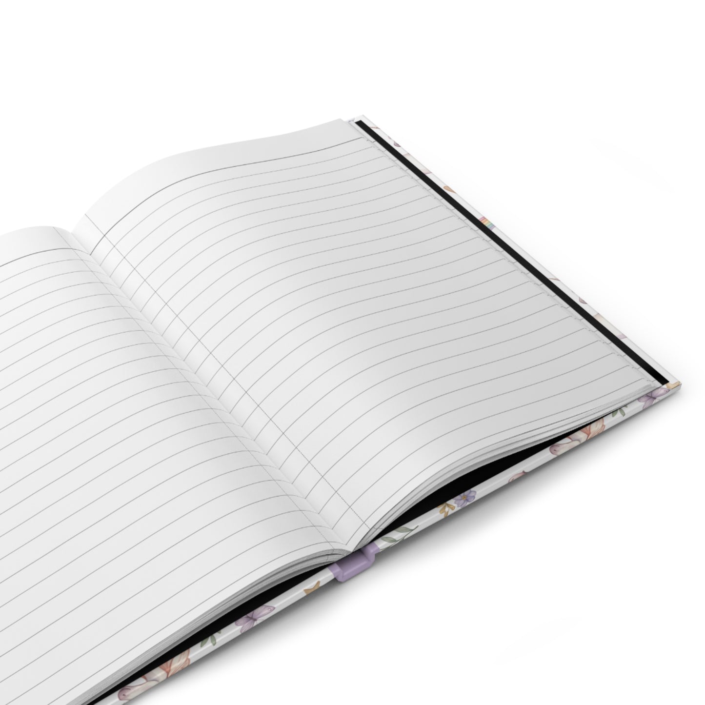 Unicorn Floral Hardcover Journal — Rainbow Magic Notebook