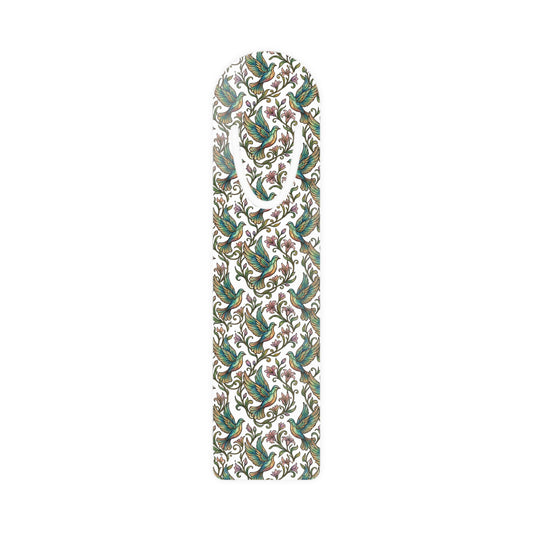 Floral Vintage Bird Metal Bookmark — Elegant Botanical Reading Accessory