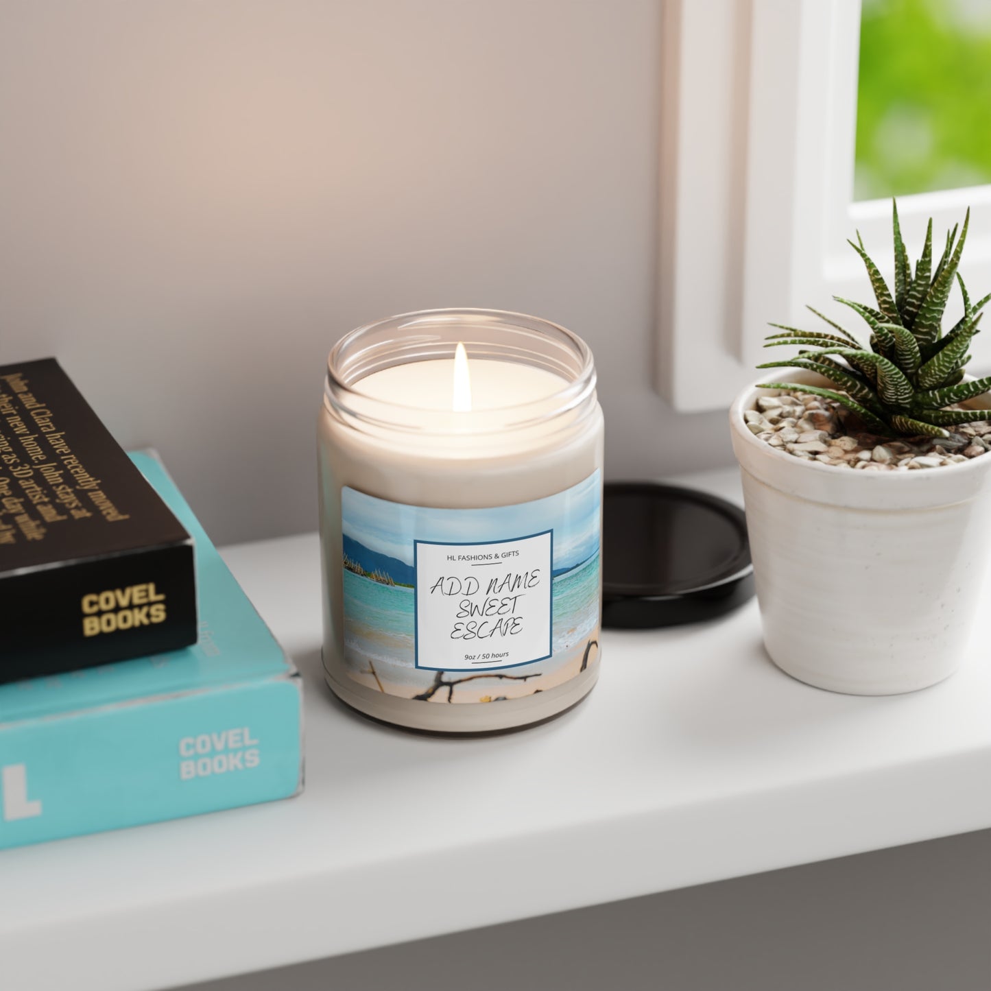 Custom Sweet Escape Soy Candle - Island