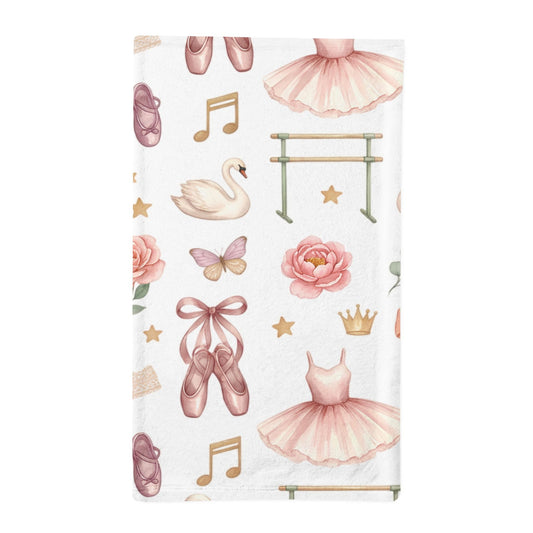 Ballet Dreams Minky Sleeping Bag — Pink Tutu Swan Pattern for Kids