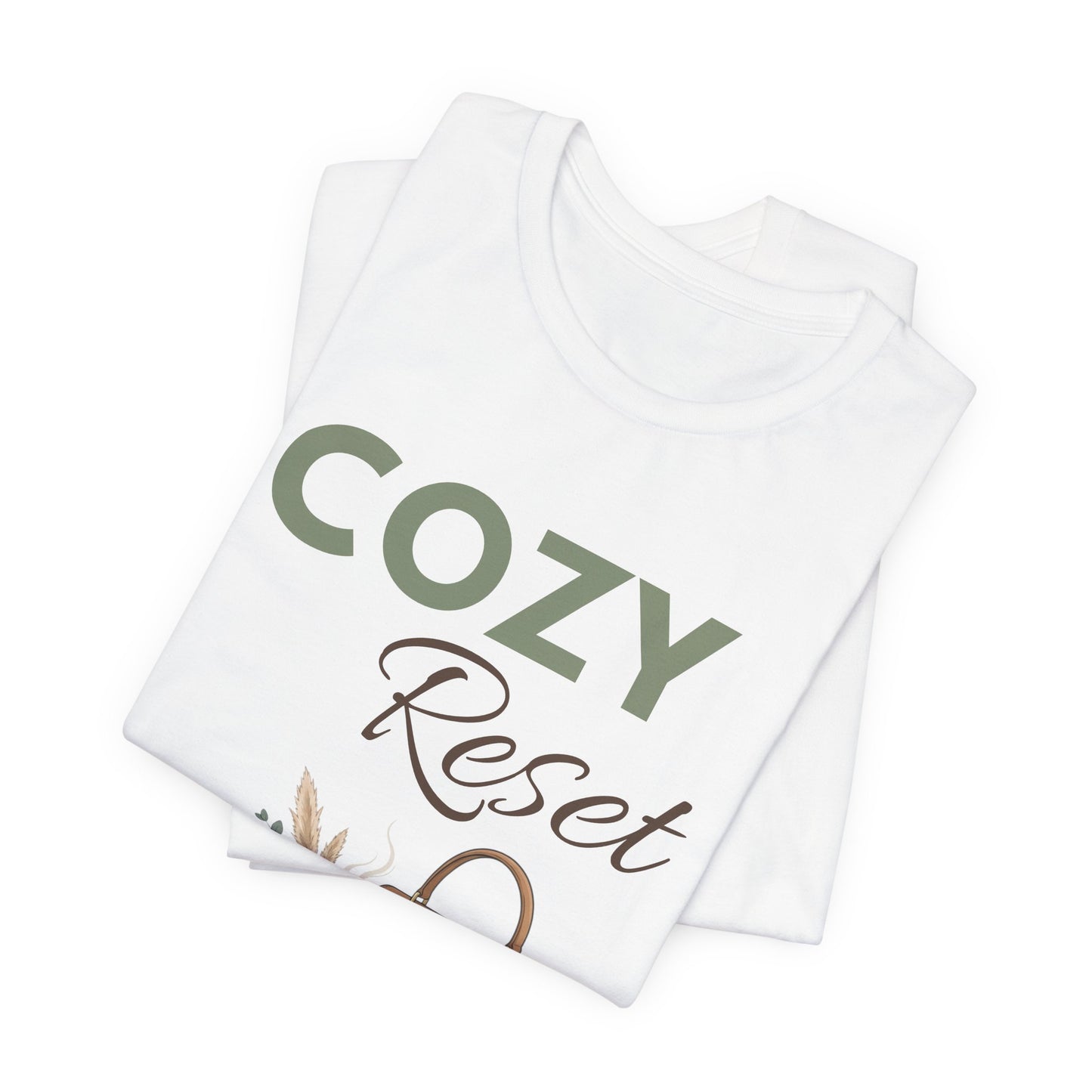 Cozy Reset T-Shirt – Cozy Coffee, Books & Hygge Relaxation Tee