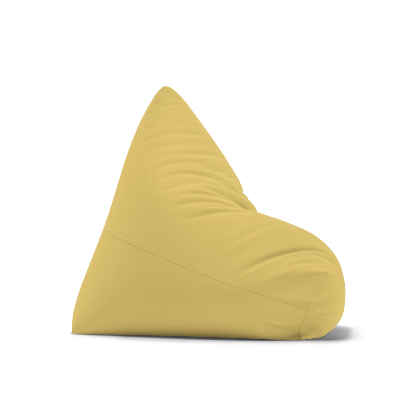 Personalized Yellow Bean Bag Cover – Custom Name Harper Kids Lounger