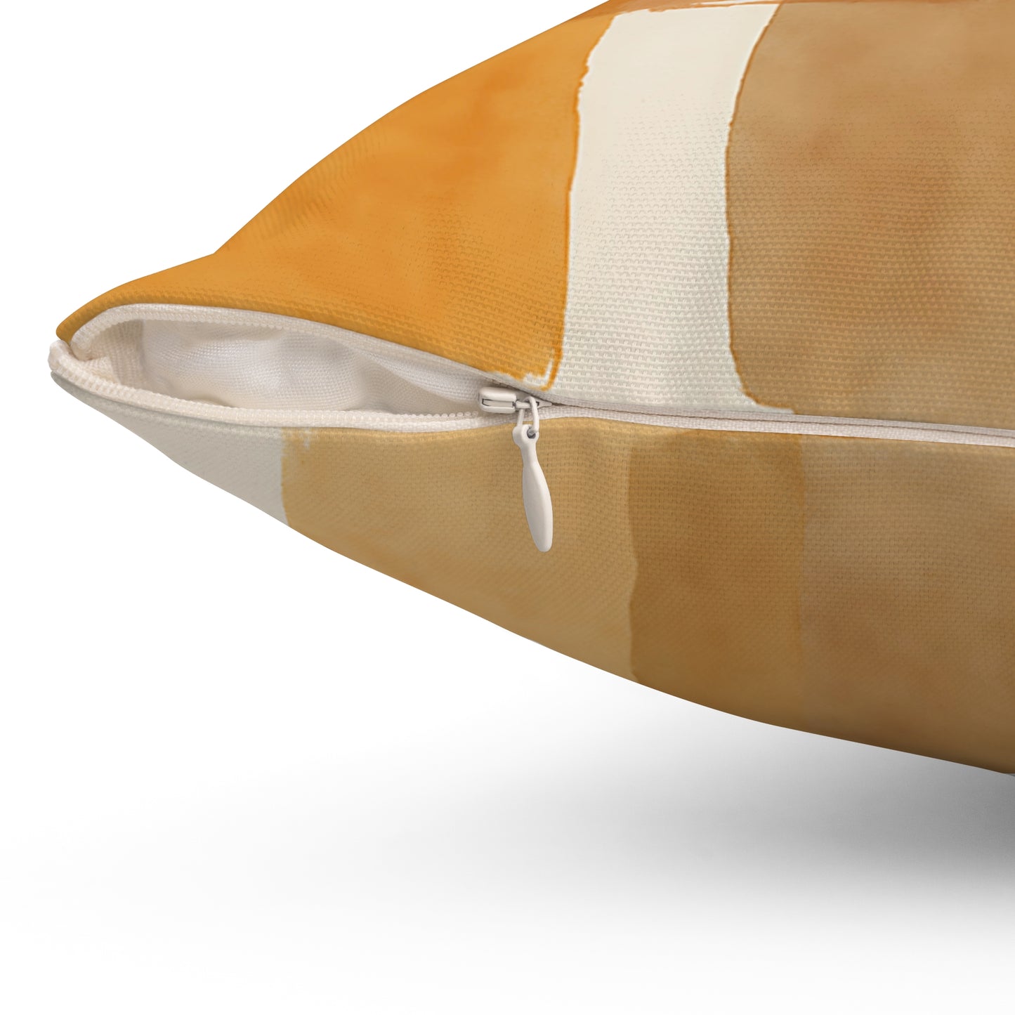 Terracotta Abstract Squares Throw Pillow – Earthy Modern Accent Cushion