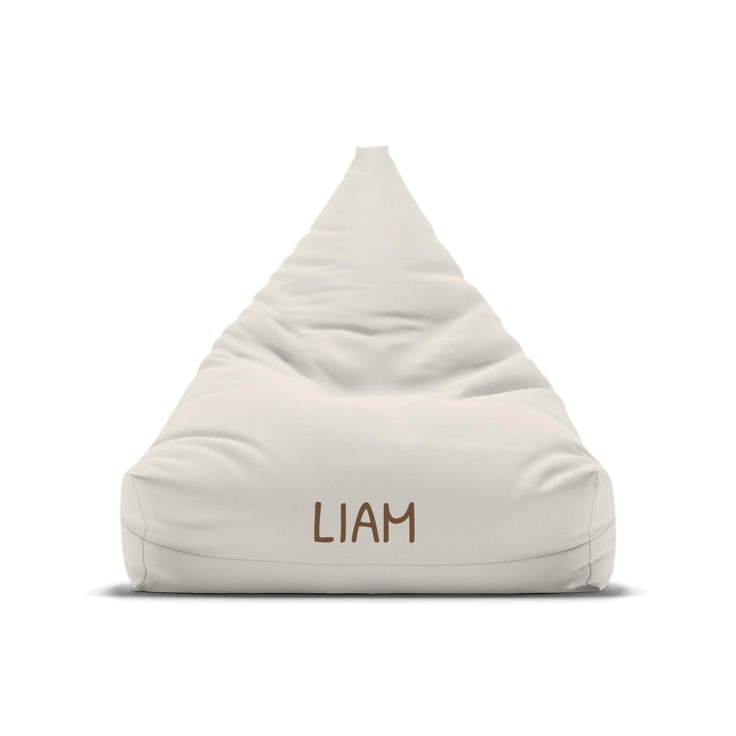 Personalized Kids Bean Bag Cover — Neutral Name (e.g., “LIAM”)